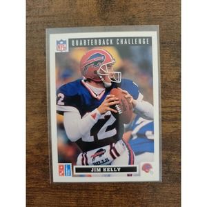 1991 Upper Deck Domino's Quarterback Challenge #2 Jim Kelly - NFL - Fresh Pull